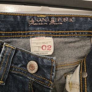 Banana Republic Jeans Women Size 2 Low Rise Stretch Bootcut